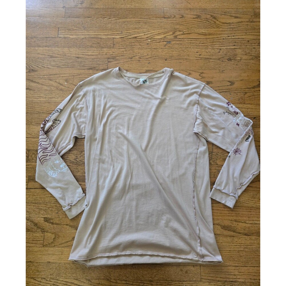 Free People We The Free Up To Us Doodle Long Sleeve Tee Oversized